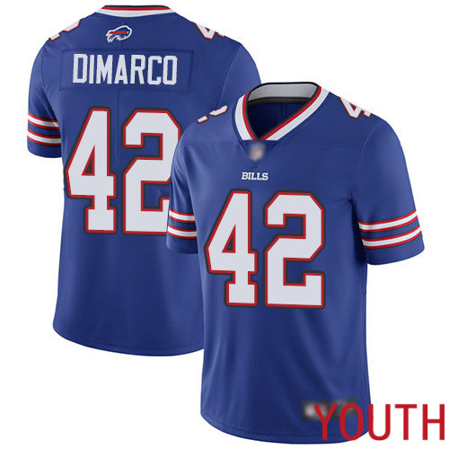 Youth Buffalo Bills #42 Patrick DiMarco Royal Blue Team Color Vapor Untouchable Limited Player NFL Jersey